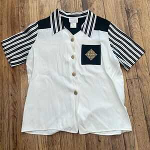 Vintage Kate Allen Blouse, Size Small Petite